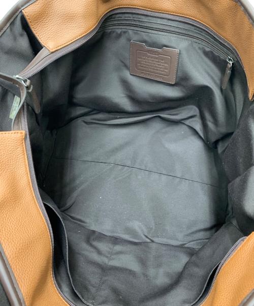 COACH（コーチ）COACH (コーチ) トートバッグ ブラウン×オレンジの古着・服飾アイテム