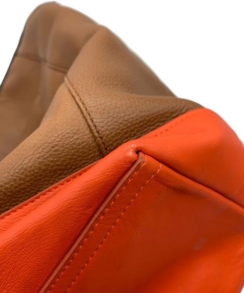 COACH（コーチ）COACH (コーチ) トートバッグ ブラウン×オレンジの古着・服飾アイテム