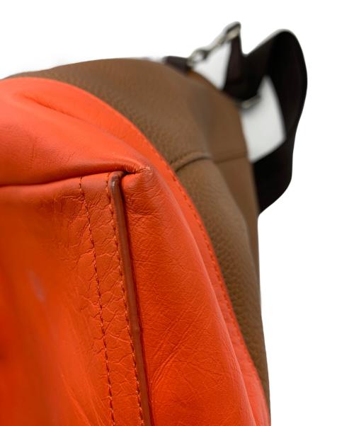 COACH（コーチ）COACH (コーチ) トートバッグ ブラウン×オレンジの古着・服飾アイテム