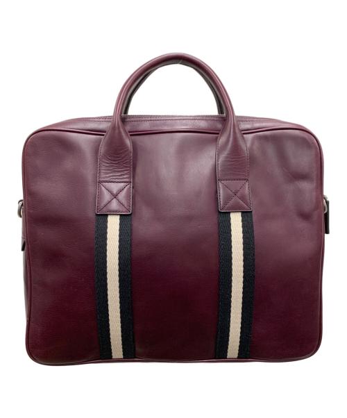 BALLY（バリー）BALLY (バリー) ブリーフケース レッドの古着・服飾アイテム
