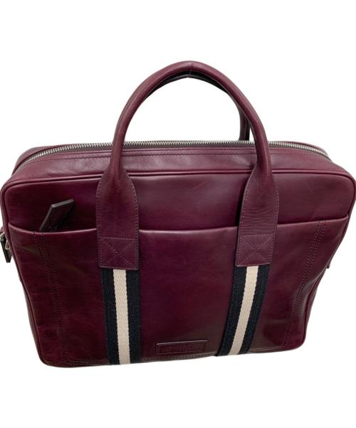 BALLY（バリー）BALLY (バリー) ブリーフケース レッドの古着・服飾アイテム