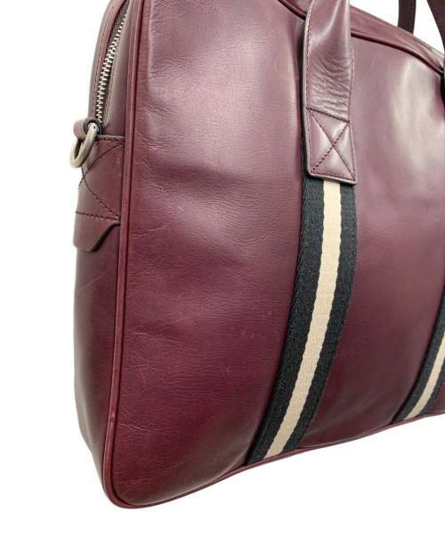 BALLY（バリー）BALLY (バリー) ブリーフケース レッドの古着・服飾アイテム