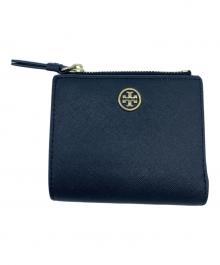 TORY BURCH（トリーバーチ）の古着「2つ折り財布」｜ブラック