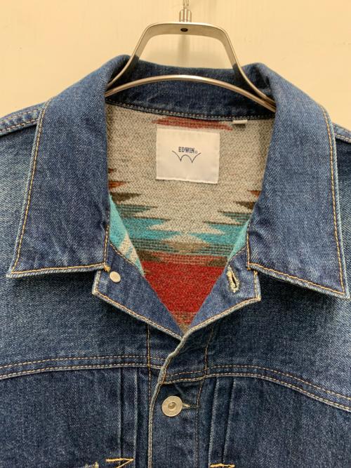 EDWIN（エドウィン）EDWIN (エドウィン) デニムジャケット インディゴ サイズ:XLの古着・服飾アイテム