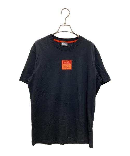 DIESEL（ディーゼル）DIESEL (ディーゼル) 半袖カットソー ブラック サイズ:Lの古着・服飾アイテム