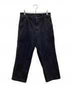 Carhartt WIPカーハート ワーク イン プログレス）の古着「シングルニーパンツ」｜ブラック
