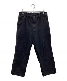 Carhartt WIP（カーハート ワーク イン プログレス）の古着「シングルニーパンツ」｜ブラック