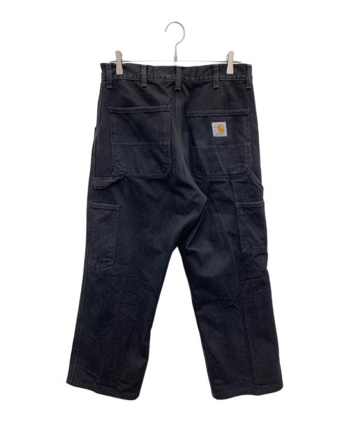 Carhartt WIP（カーハート ワーク イン プログレス）Carhartt WIP (カーハート ワーク イン プログレス) シングルニーパンツ ブラック サイズ:30×32の古着・服飾アイテム