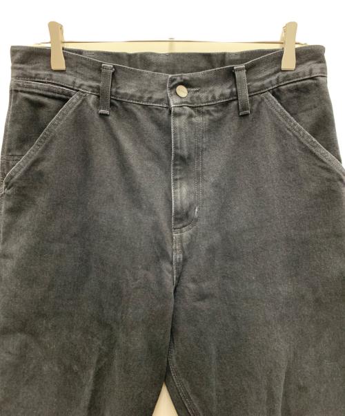 Carhartt WIP（カーハート ワーク イン プログレス）Carhartt WIP (カーハート ワーク イン プログレス) シングルニーパンツ ブラック サイズ:30×32の古着・服飾アイテム