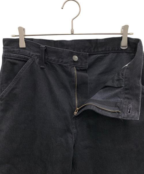 Carhartt WIP（カーハート ワーク イン プログレス）Carhartt WIP (カーハート ワーク イン プログレス) シングルニーパンツ ブラック サイズ:30×32の古着・服飾アイテム