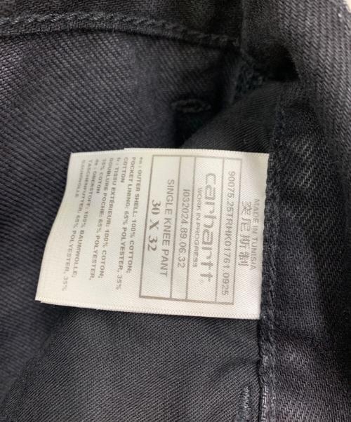 Carhartt WIP（カーハート ワーク イン プログレス）Carhartt WIP (カーハート ワーク イン プログレス) シングルニーパンツ ブラック サイズ:30×32の古着・服飾アイテム