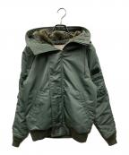 AVIREXアヴィレックス）の古着「MA-1ジャケット」｜グリーン