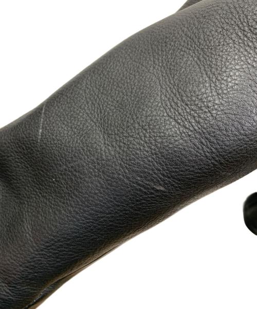 phenium（フェニウム）PHENIUM (フェニウム) ダブルライダースレザージャケット ブラック サイズ:Mの古着・服飾アイテム