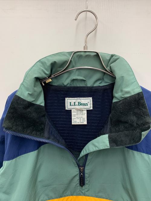 L.L.Bean（エルエルビーン）L.L.Bean (エルエルビーン) アノラックパーカー オリーブ×ネイビー サイズ:Mの古着・服飾アイテム