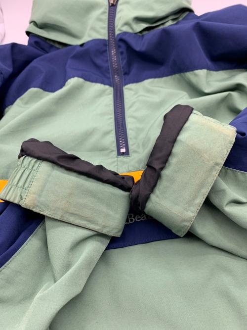 L.L.Bean（エルエルビーン）L.L.Bean (エルエルビーン) アノラックパーカー オリーブ×ネイビー サイズ:Mの古着・服飾アイテム