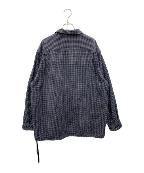 STEVEN ALAN（スティーブンアラン）STEVEN ALAN (スティーブンアラン) 長袖シャツ ネイビー×ホワイト サイズ:XLの古着・服飾アイテム