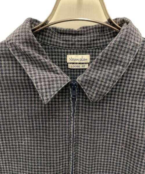 STEVEN ALAN（スティーブンアラン）STEVEN ALAN (スティーブンアラン) 長袖シャツ ネイビー×ホワイト サイズ:XLの古着・服飾アイテム