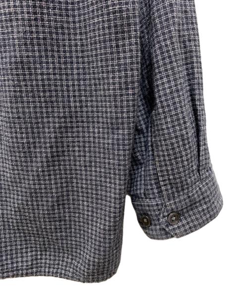 STEVEN ALAN（スティーブンアラン）STEVEN ALAN (スティーブンアラン) 長袖シャツ ネイビー×ホワイト サイズ:XLの古着・服飾アイテム