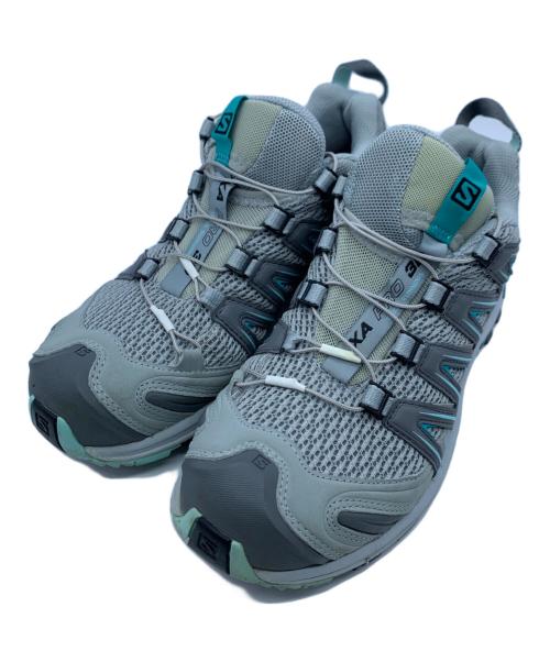 SALOMON（サロモン）SALOMON (サロモン) トレッキングシューズ グレー サイズ:24の古着・服飾アイテム