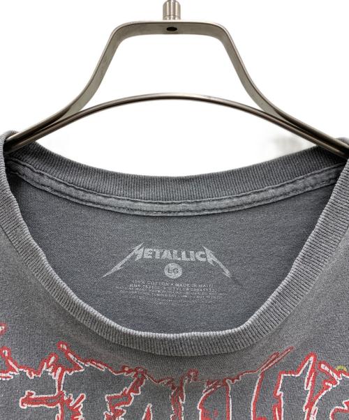 METALLICA（メタリカ）METALLICA (メタリカ) プリントTシャツ グレー サイズ:Lの古着・服飾アイテム