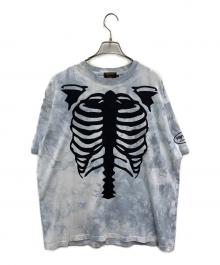 VANSON（バンソン）の古着「半袖カットソー」｜スカイブルー×ブラック