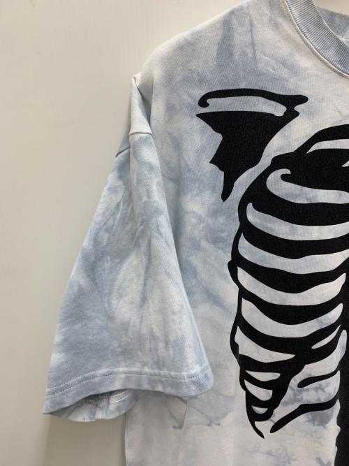 VANSON（バンソン）VANSON (バンソン) 半袖カットソー スカイブルー×ブラック サイズ:Sの古着・服飾アイテム