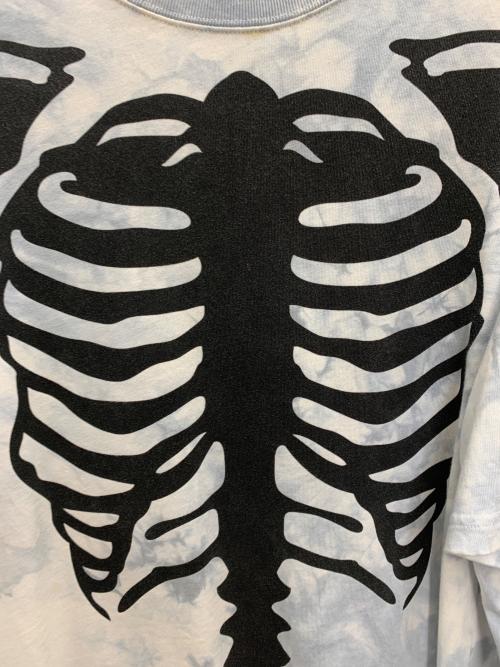 VANSON（バンソン）VANSON (バンソン) 半袖カットソー スカイブルー×ブラック サイズ:Sの古着・服飾アイテム