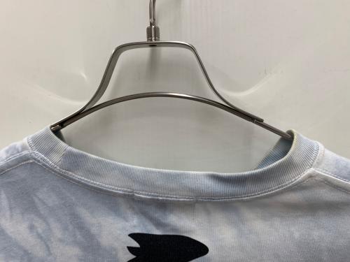 VANSON（バンソン）VANSON (バンソン) 半袖カットソー スカイブルー×ブラック サイズ:Sの古着・服飾アイテム