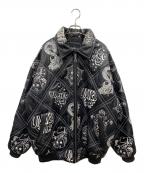 United Faceユナイテッドフェイス）の古着「レザージャケット」｜ブラック