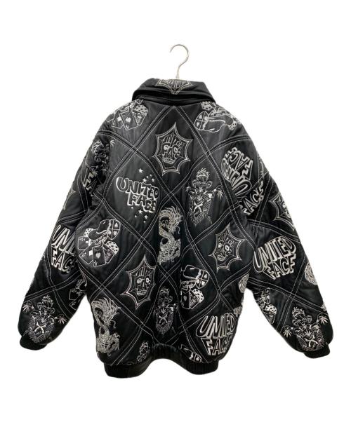 United Face（ユナイテッドフェイス）United Face (ユナイテッドフェイス) レザージャケット ブラック サイズ:2XLの古着・服飾アイテム