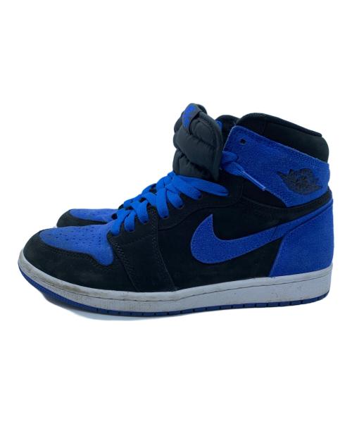 NIKE（ナイキ）NIKE (ナイキ) Air Jordan 1 Retro High OG ブルー×ブラック サイズ:26の古着・服飾アイテム