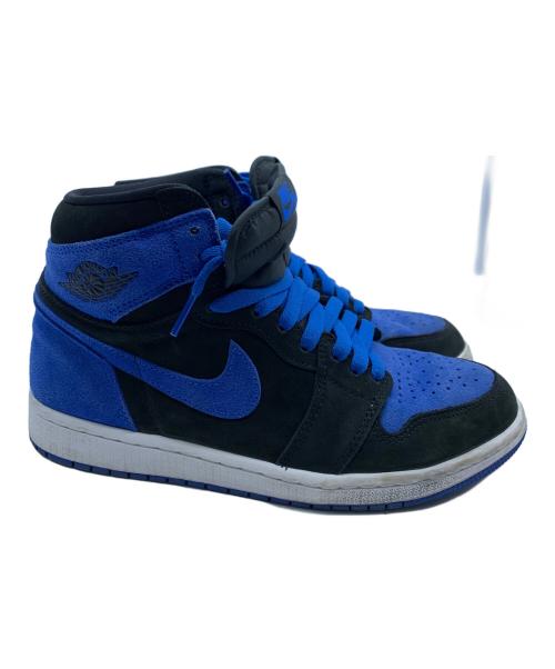 NIKE（ナイキ）NIKE (ナイキ) Air Jordan 1 Retro High OG ブルー×ブラック サイズ:26の古着・服飾アイテム