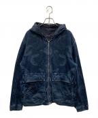 DIESELディーゼル）の古着「ジョグデニムジップパーカー」｜ネイビー