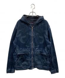 DIESEL（ディーゼル）の古着「ジョグデニムジップパーカー」｜ネイビー