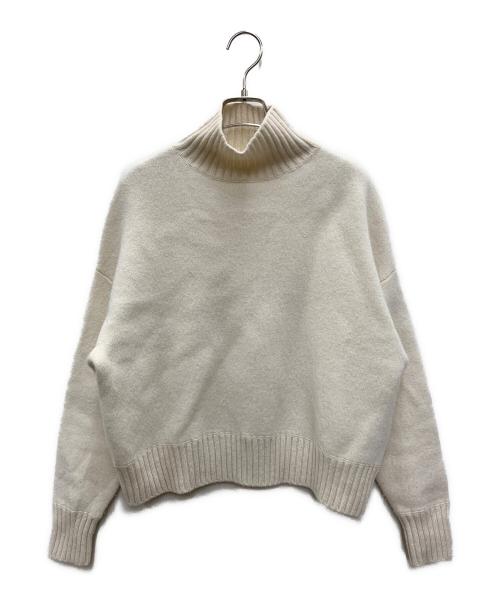 Drawing Numbers（ドローイングナンバーズ）Drawing Numbers (ドローイングナンバーズ) タートルニットプルオーバー アイボリー サイズ:38の古着・服飾アイテム