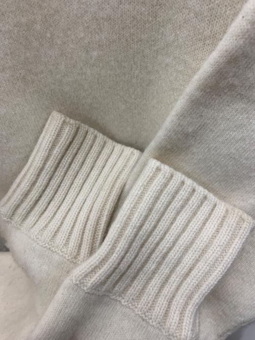 Drawing Numbers（ドローイングナンバーズ）Drawing Numbers (ドローイングナンバーズ) タートルニットプルオーバー アイボリー サイズ:38の古着・服飾アイテム