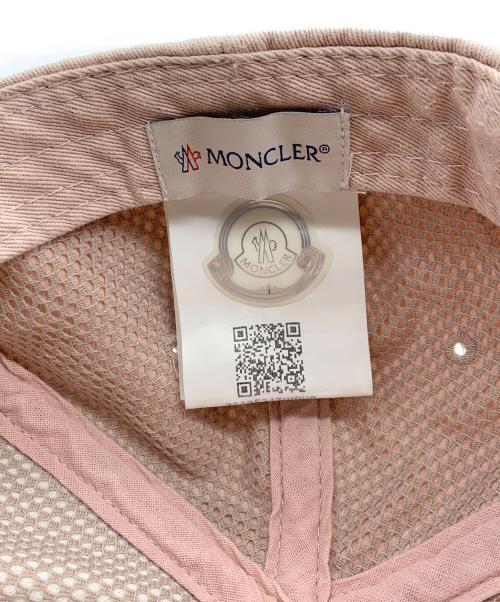 MONCLER（モンクレール）MONCLER (モンクレール) キャップ ピンクの古着・服飾アイテム