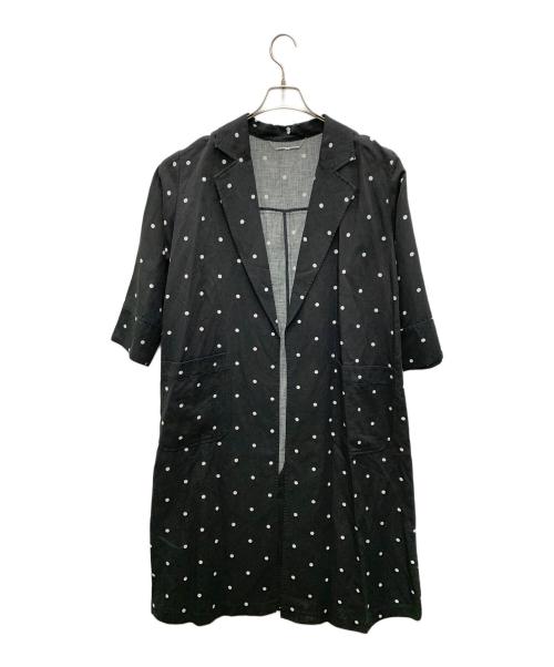 Mila Owen（ミラオーウェン）Mila Owen (ミラオーウェン) チェスターコート ブラック×ホワイト サイズ:1 未使用品の古着・服飾アイテム