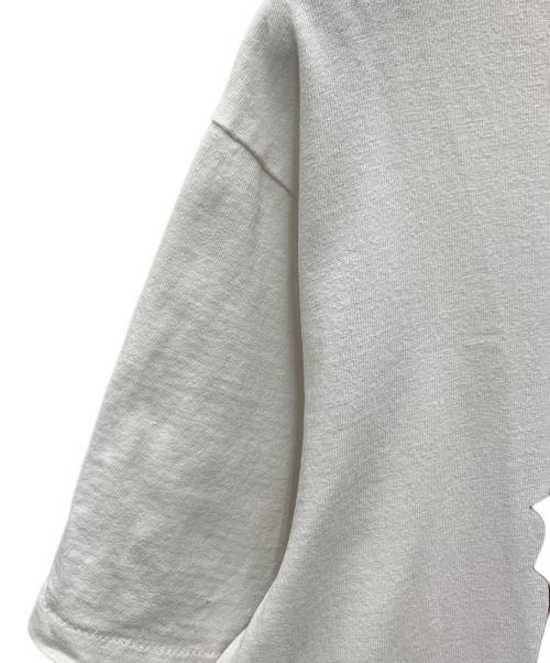 A BATHING APE（アベイシングエイプ）A BATHING APE (アベイシングエイプ) 半袖カットソー ホワイト サイズ:Lの古着・服飾アイテム