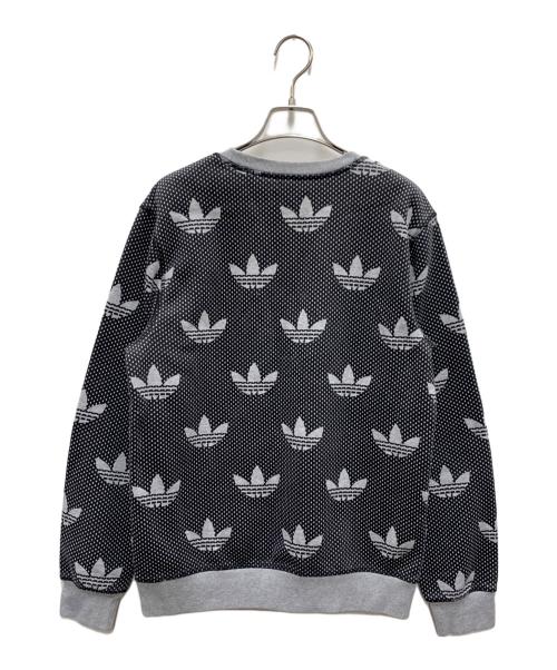 adidas Originals（アディダスオリジナル）adidas originals (アディダスオリジナル) スウェット グレー×ブラック サイズ:Mの古着・服飾アイテム