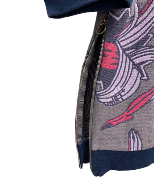 PAUL SMITH（ポールスミス）PAUL SMITH (ポールスミス) 半袖カットソー グレー×ピンク サイズ:Mの古着・服飾アイテム