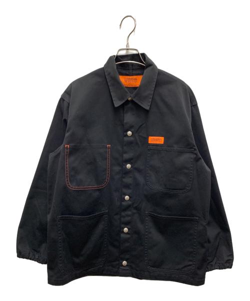 UNIVERSAL OVERALL（ユニバーサルオーバーオール）UNIVERSAL OVERALL (ユニバーサルオーバーオール) BEAMS (ビームス) カバーオール ブラック サイズ:Sの古着・服飾アイテム