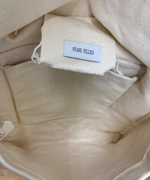 FILME FILLED（フィルムフィルド）FILME FILLED (フィルムフィルド) ショルダーバッグ アイボリー 未使用品の古着・服飾アイテム