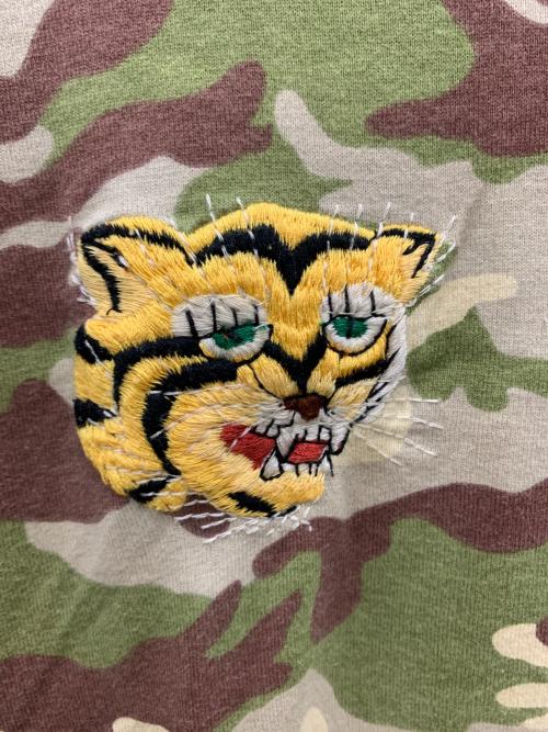 東洋エンタープライズ（トウヨウエンタープライズ）東洋エンタープライズ (トウヨウエンタープライズ) 刺繍ベトナム半袖Tシャツ グリーン サイズ:Sの古着・服飾アイテム