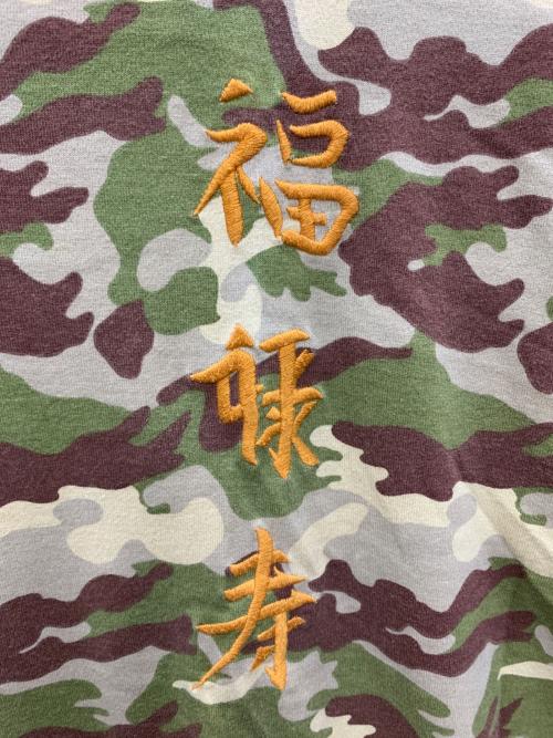 東洋エンタープライズ（トウヨウエンタープライズ）東洋エンタープライズ (トウヨウエンタープライズ) 刺繍ベトナム半袖Tシャツ グリーン サイズ:Sの古着・服飾アイテム