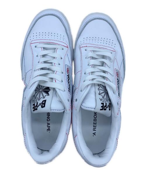 REEBOK（リーボック）REEBOK (リーボック) BAPE BY A BATHING APE (ベイプバイアベイシングエイプ) スニーカー ホワイト サイズ:24.5の古着・服飾アイテム