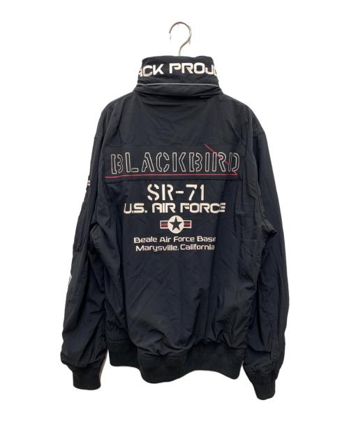 AVIREX（アヴィレックス）AVIREX (アヴィレックス) ナイロンジャケット ブラック サイズ:XLの古着・服飾アイテム