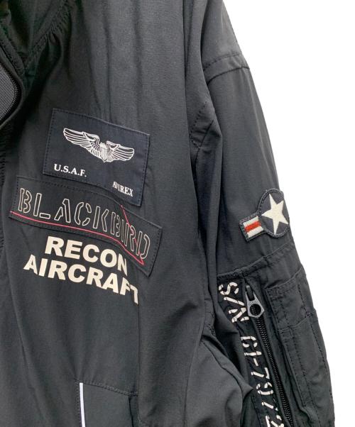 AVIREX（アヴィレックス）AVIREX (アヴィレックス) ナイロンジャケット ブラック サイズ:XLの古着・服飾アイテム
