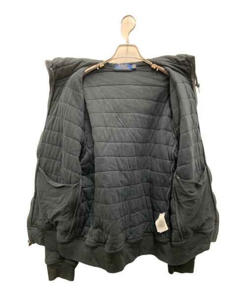 POLO RALPH LAUREN（ポロ・ラルフローレン）POLO RALPH LAUREN (ポロ・ラルフローレン) ジップパーカー ブラック サイズ:Lの古着・服飾アイテム