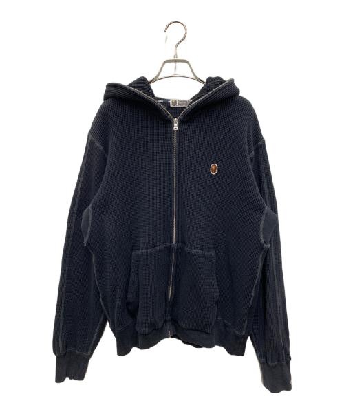 A BATHING APE（アベイシングエイプ）A BATHING APE (アベイシングエイプ) ジップパーカー ブラック サイズ:Mの古着・服飾アイテム